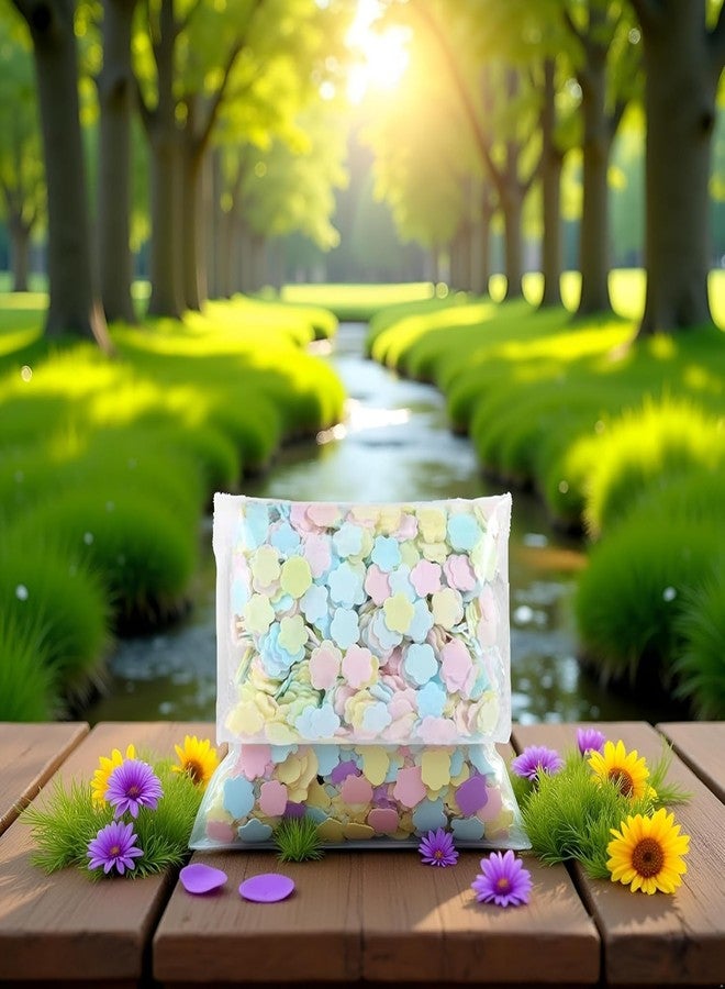 WaigN 1000 Sheets Colorful Portable Disposable Paper Soap Portable Travel Hiking Washing Hand Bath Toiletry Paper Sheets Confetti Women Kids Soap, Cleansers, Hand Wash - Image 5
